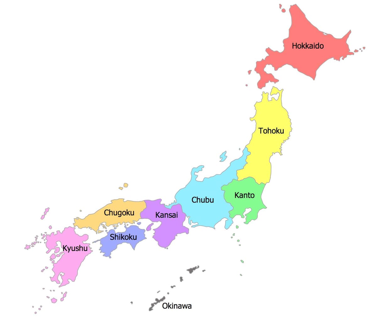 县的地图的日本