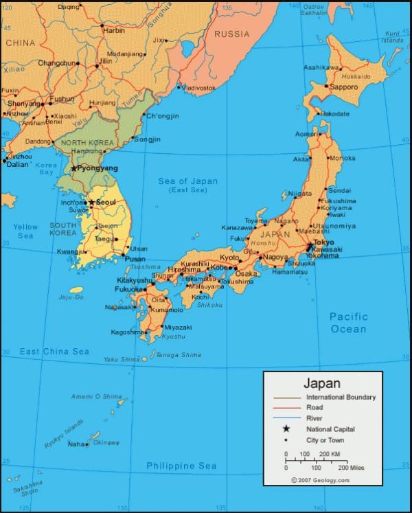 日本古代地图