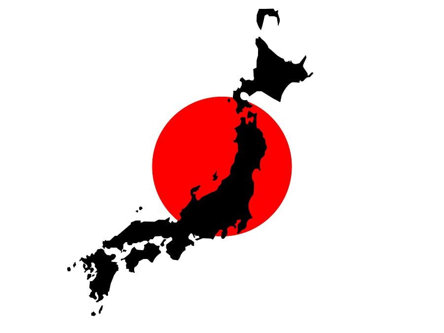 日本地图标志