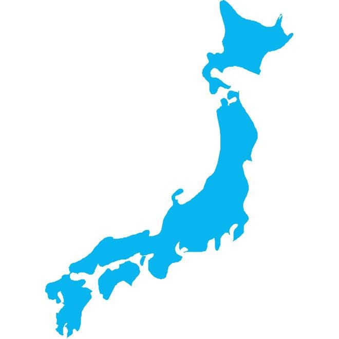 日本矢量地图