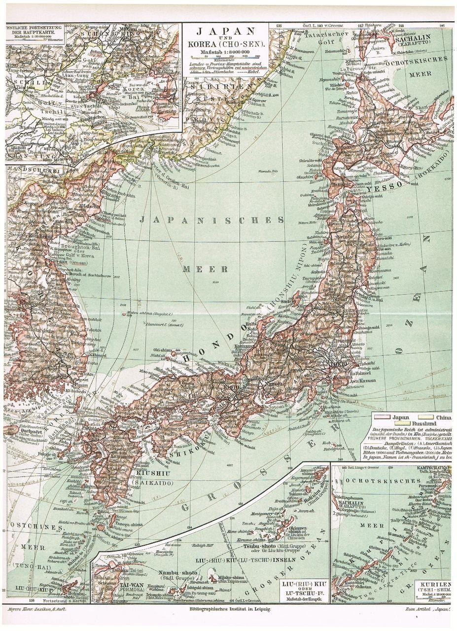 老地图的日本