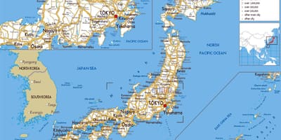 路线图的日本