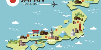 地图的普遍性，日本