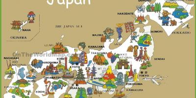 旅游日本地图