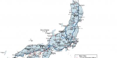 日本运输地图
